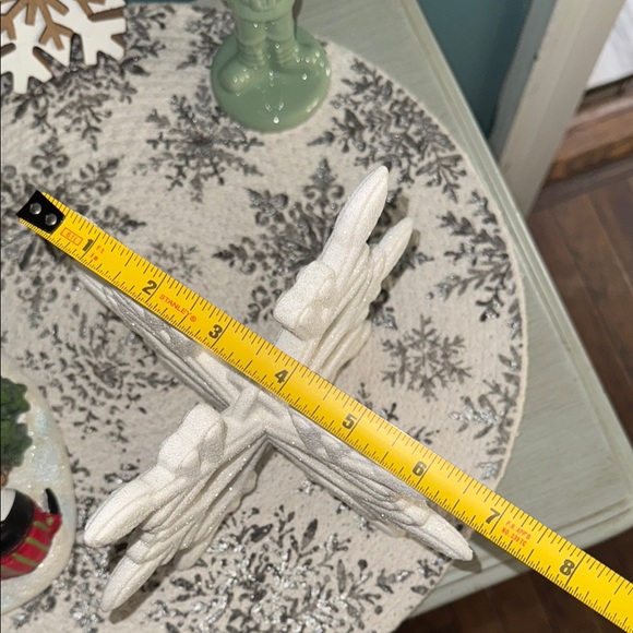 NWOT Bath & Body Works White Snowflake candle holder - Picture 4 of 5